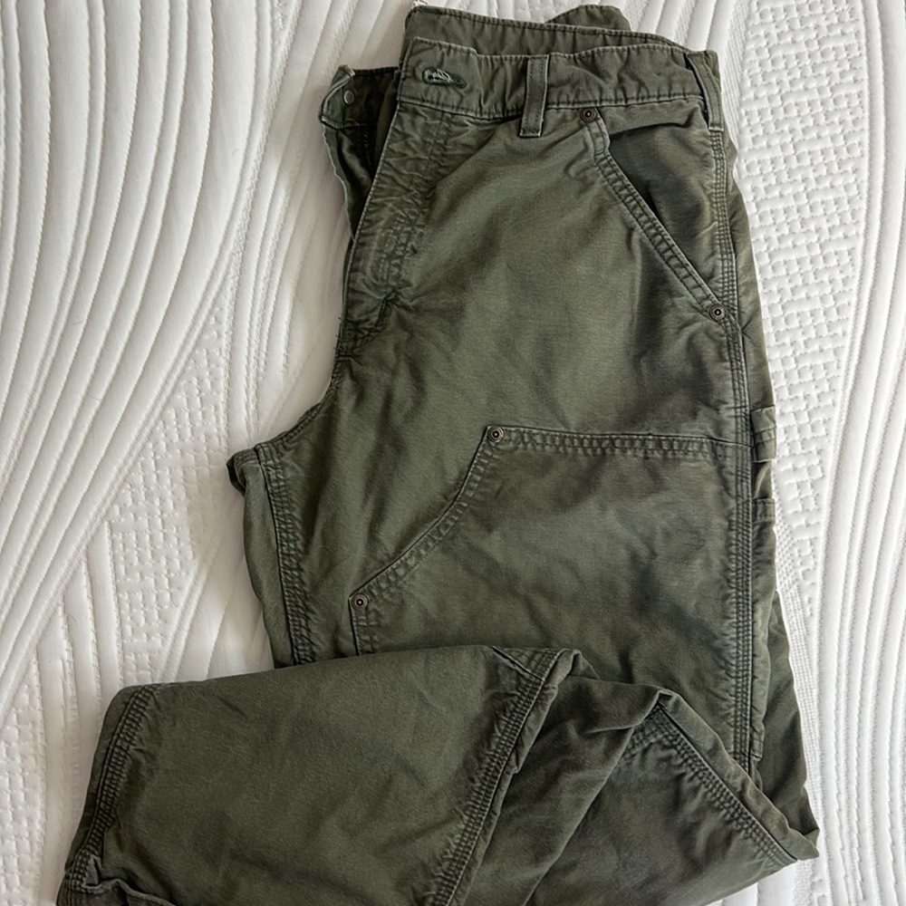 Carhartt Dungaree Green Mens Pants